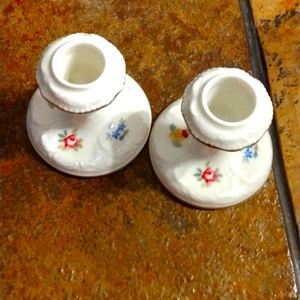 ANTIQUE ROSENTHAL CANDLE HOLDERS- 2 PCS